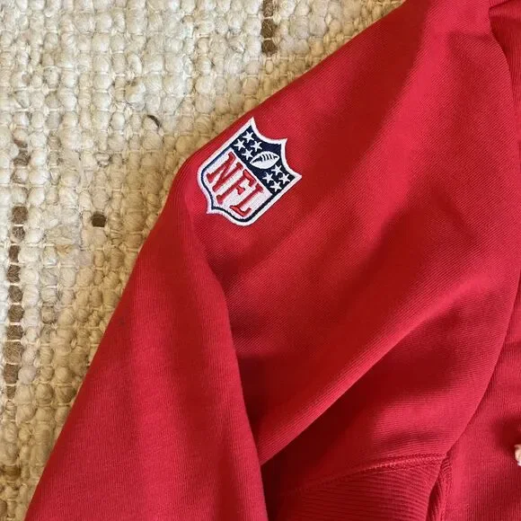 RARE RED Nike Standard Issue New England Patriots TEAM Dri-FIT Hoodie Rivalries
